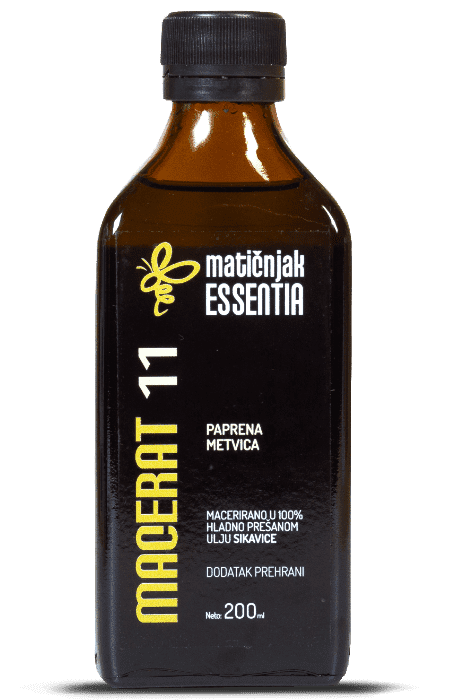 Macerate 11 peppermints in sikavice oil 200ml